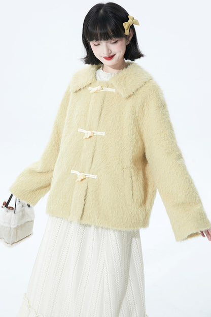 ジンジャーベルベットダッフルコート