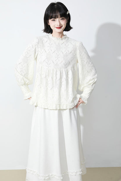 ソフトダイヤモンドニットトップ