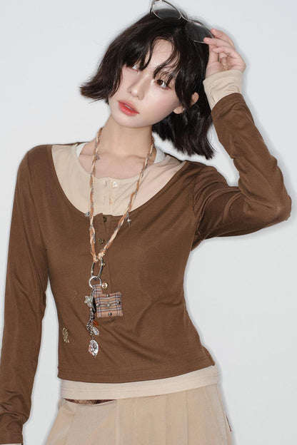 スリムテンセルトップス