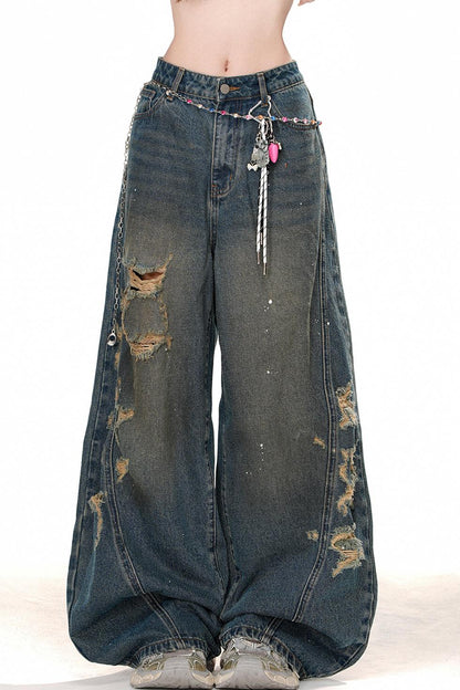 Retro Variant Wide Leg Jeans