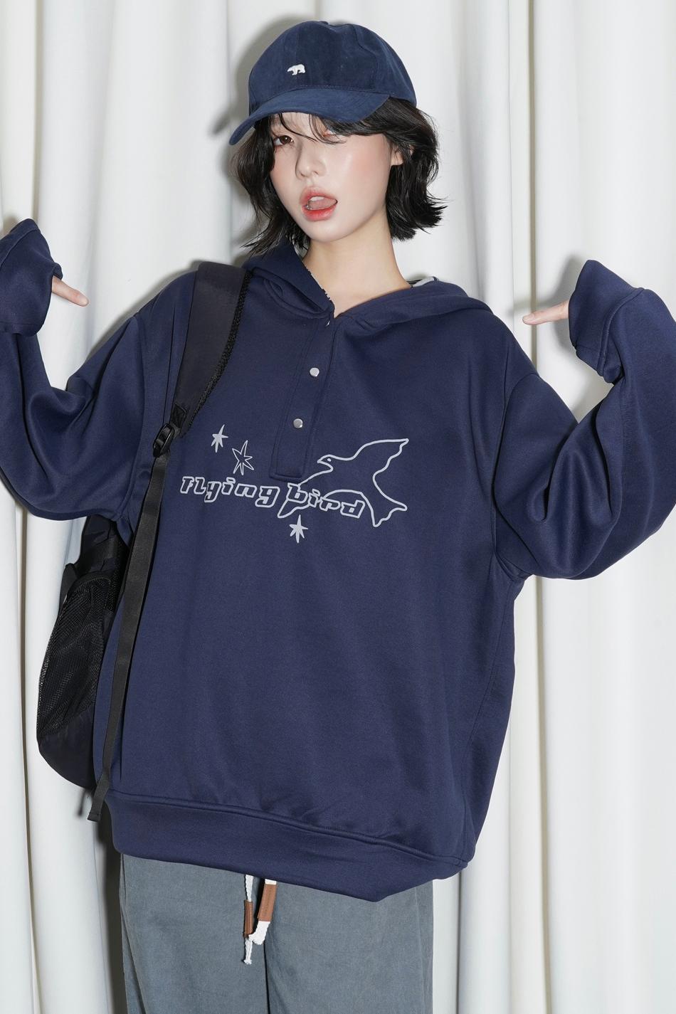 Hooded Pullover Casual Sweatshirt