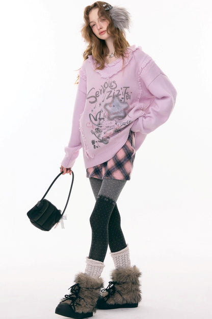 Misty Y2K Plaid Skirt