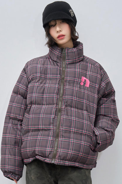 Stand Collar Cotton Puffer Jacket