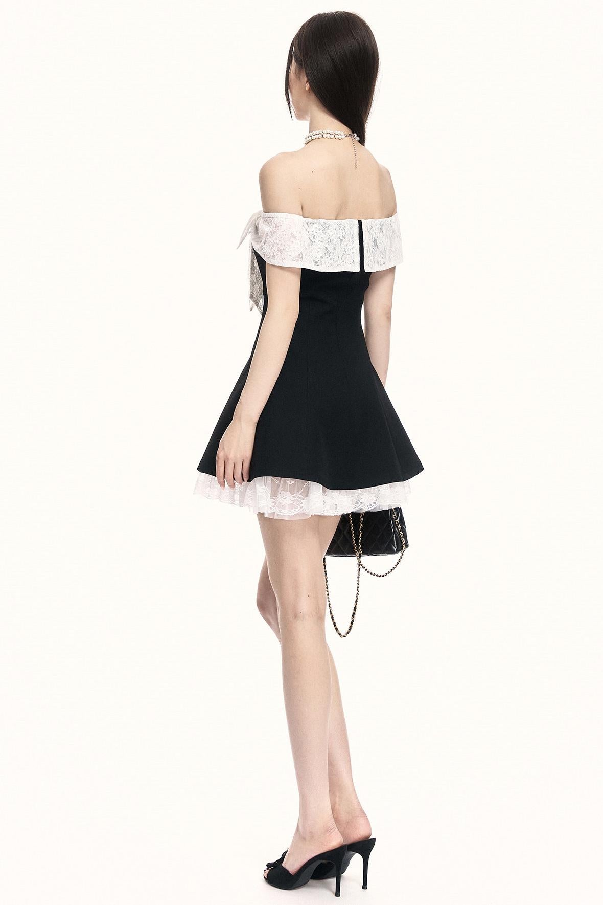 Elegant White Lace Dress