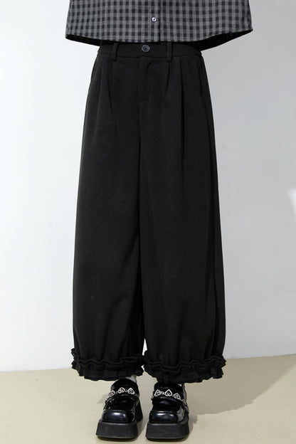 ヴィンテージラッフルウーレンパンツ