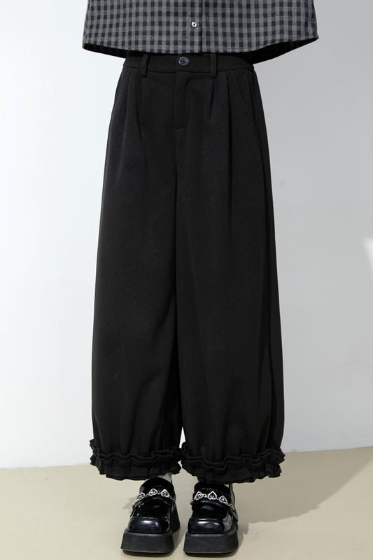 ヴィンテージラッフルウーレンパンツ