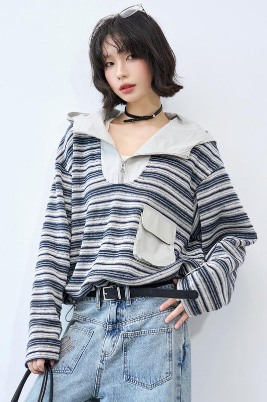 Gravity Patchwork Hooded Jacket