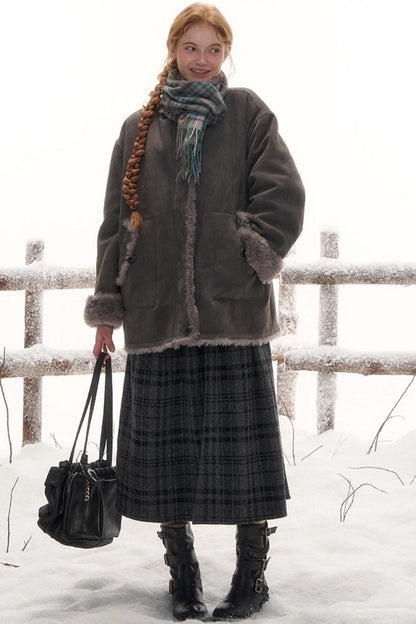 レトロシャーリンミドルスカート