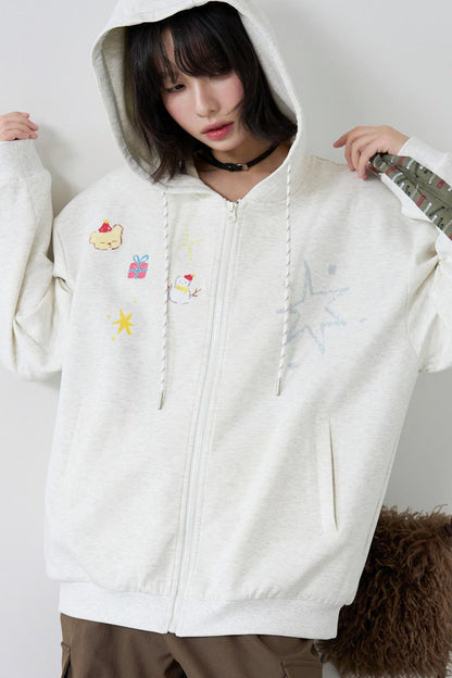 Christmas Elements Hooded Jacket