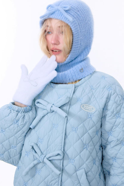 Middle length ribbon suite court