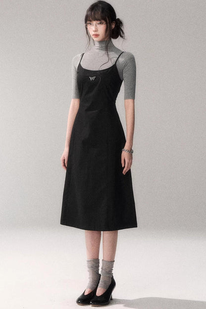 Retro Pure Cotton A-Line Dress