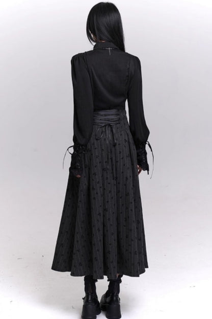 クラシックストライプパターンエーラインスカート