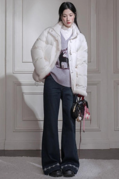 Soft mist wool sweater