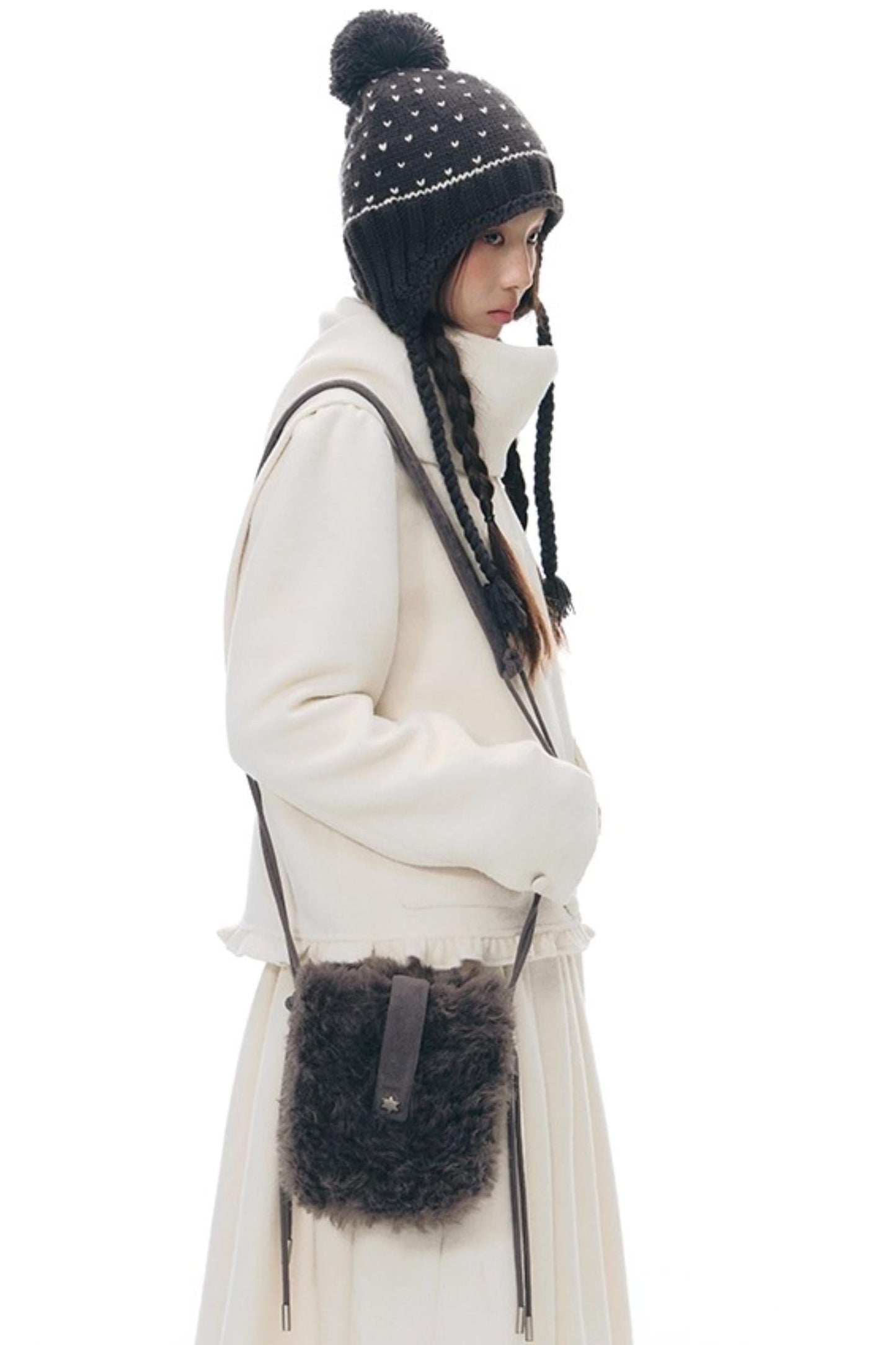 Fur Mini Crossbody Shoulder Bag