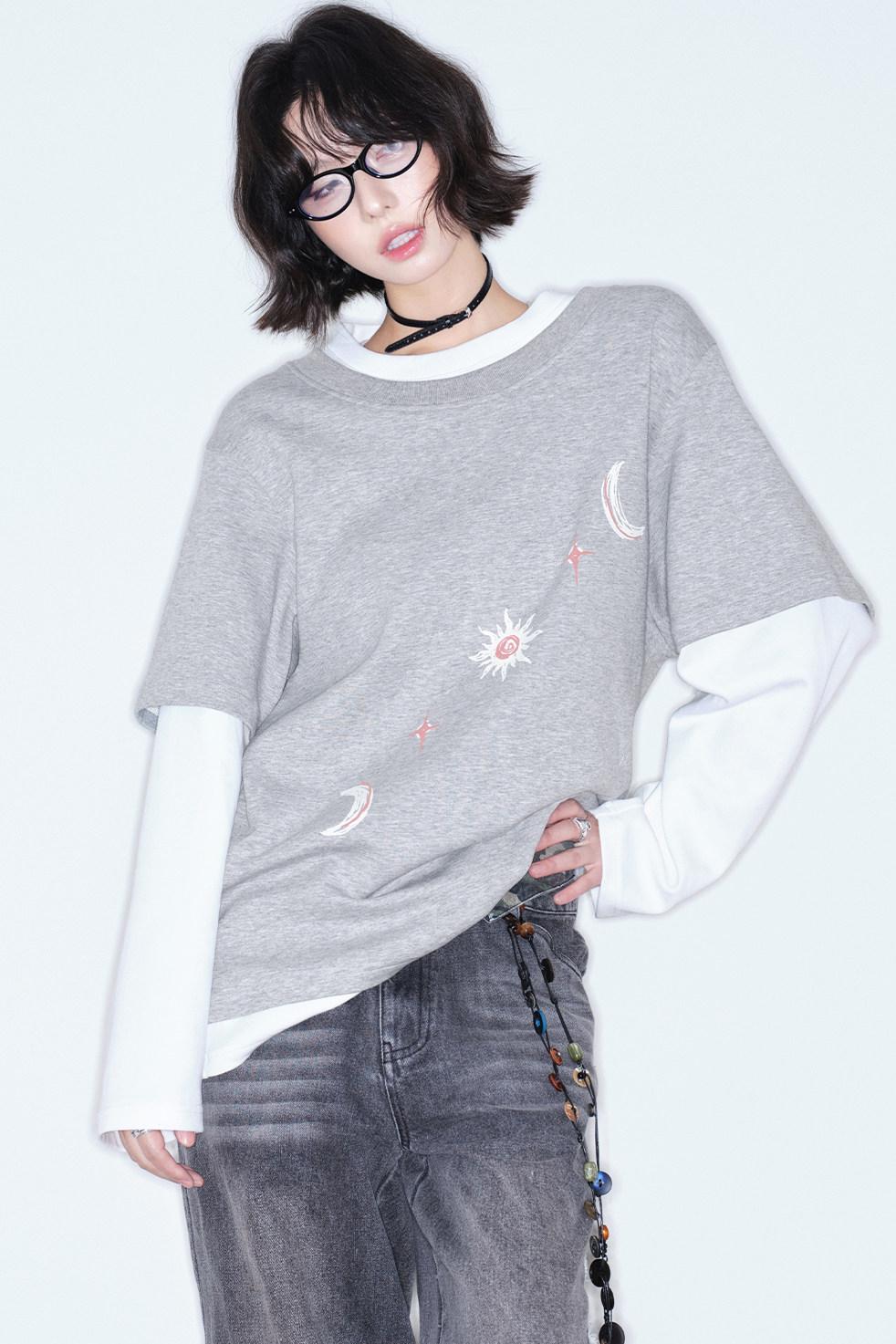 Gravity Patchwork Color Blocked Top