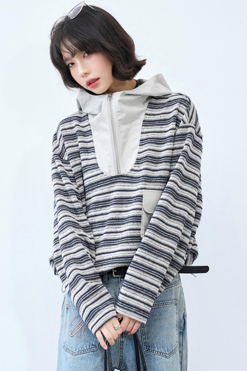 Gravity Patchwork Hooded Jacket