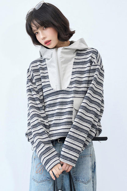 Gravity Patchwork Hooded Jacket