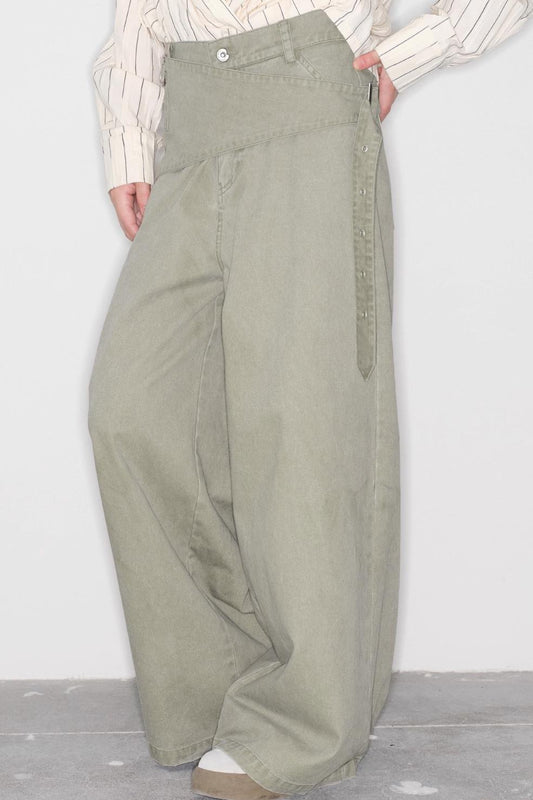 モードワイドデニムパンツ