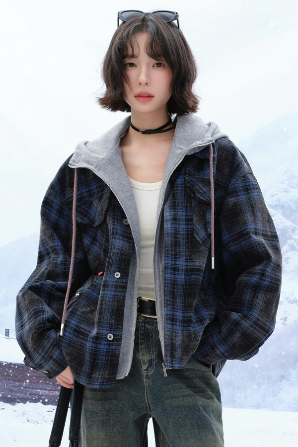 フーデッドコットンウィンタージャケット