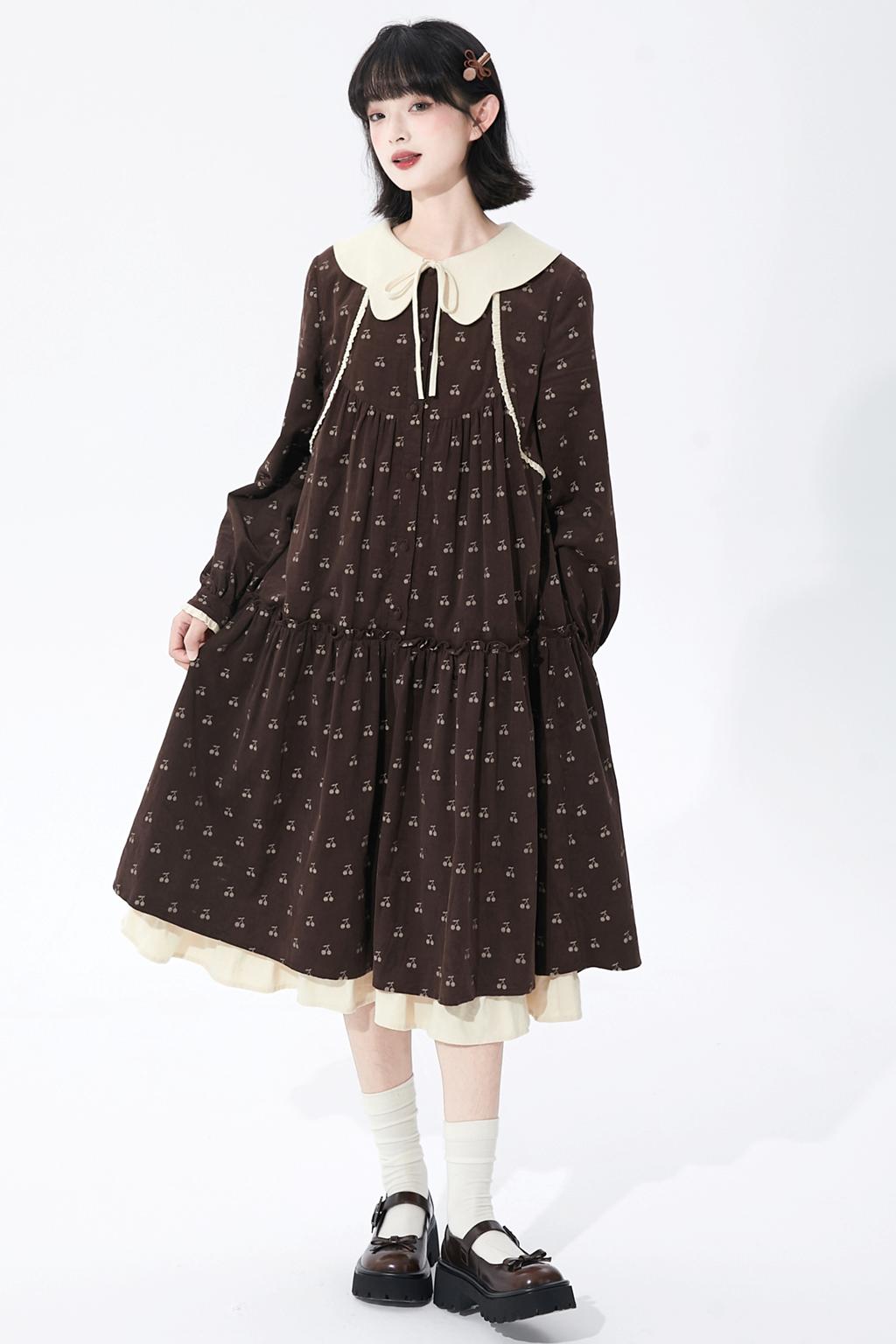 Cherry Pink Doll Color Dress