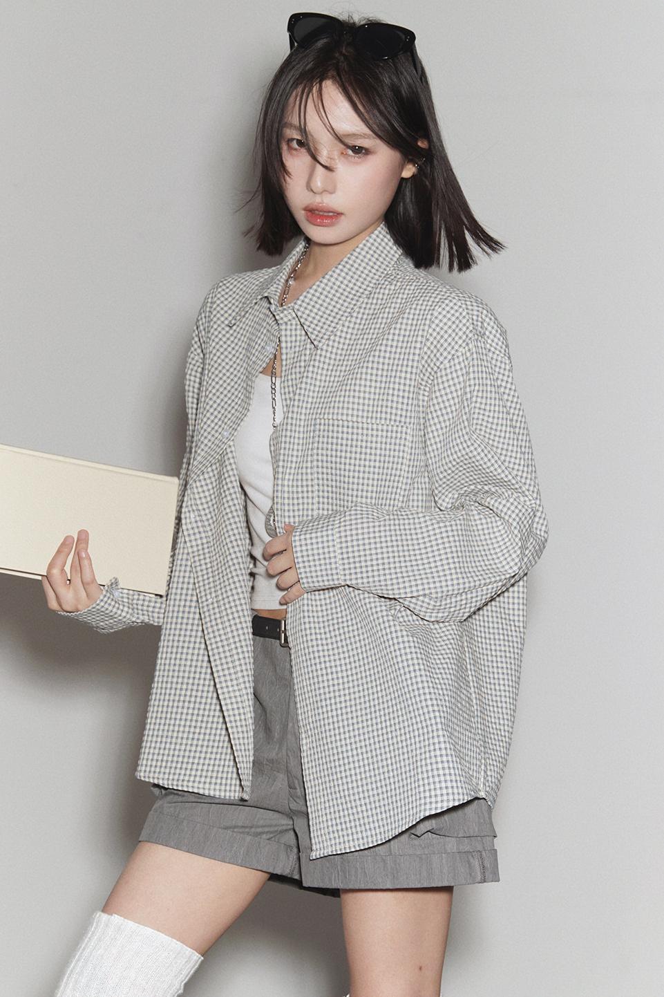 Mode Plaid Gravity Shirt