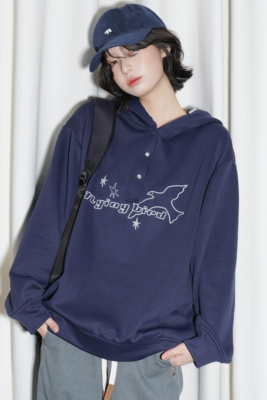 Hooded Pullover Casual Sweatshirt
