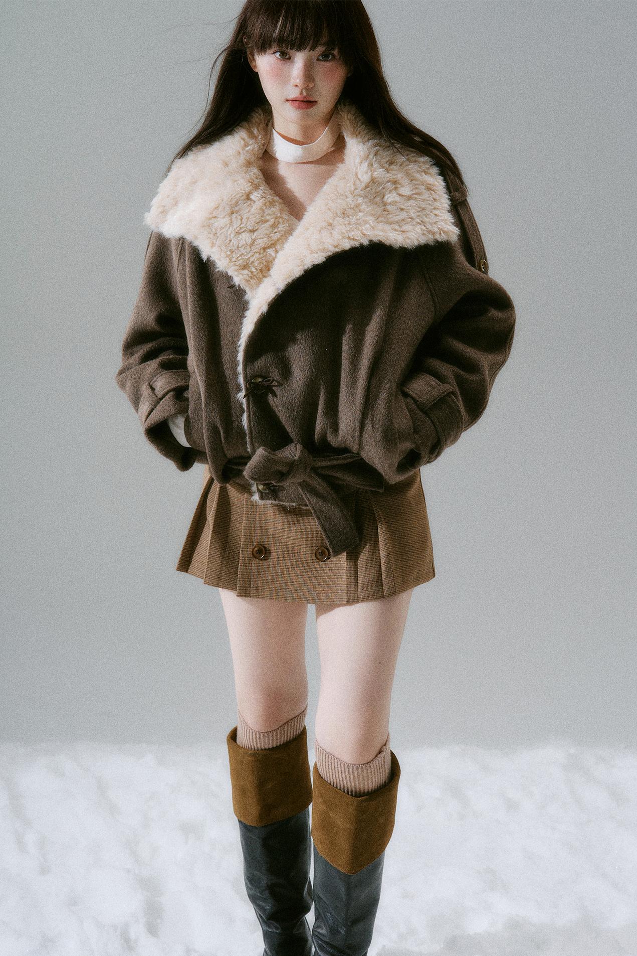 Romance Fur Collar Coat