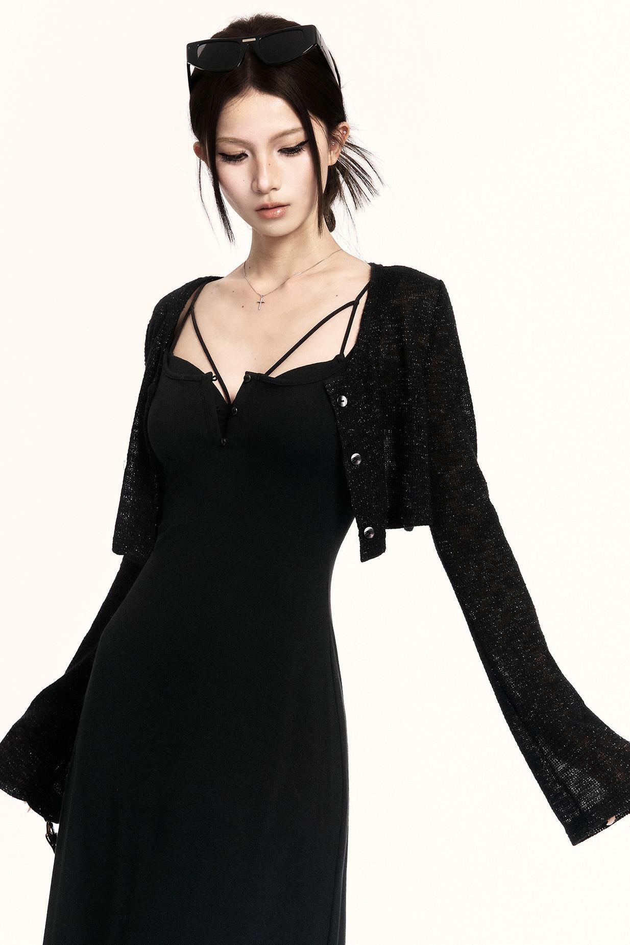 Exquisite Sparkling Knit Cardigan
