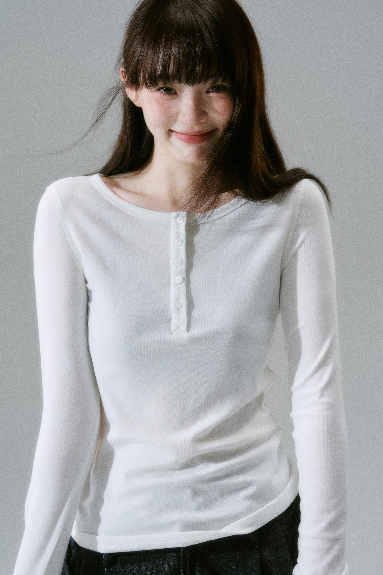 Button design slim top