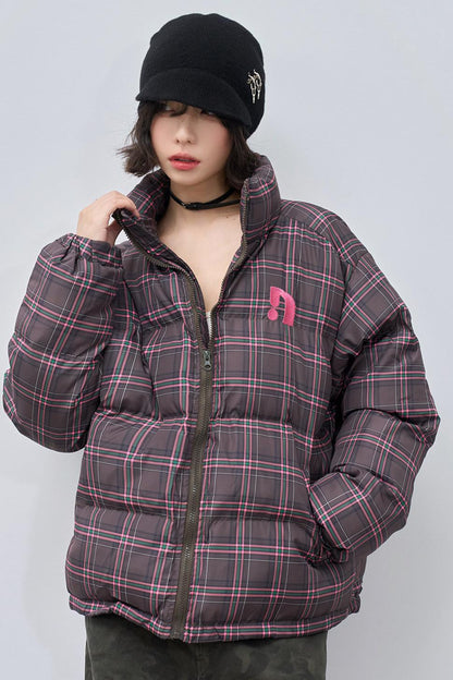 Stand Collar Cotton Puffer Jacket