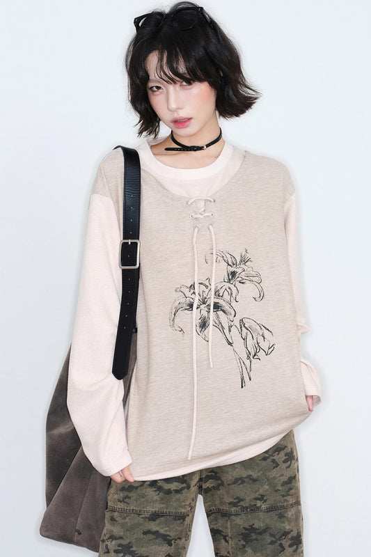 Gravity Patchwork Color Block Top