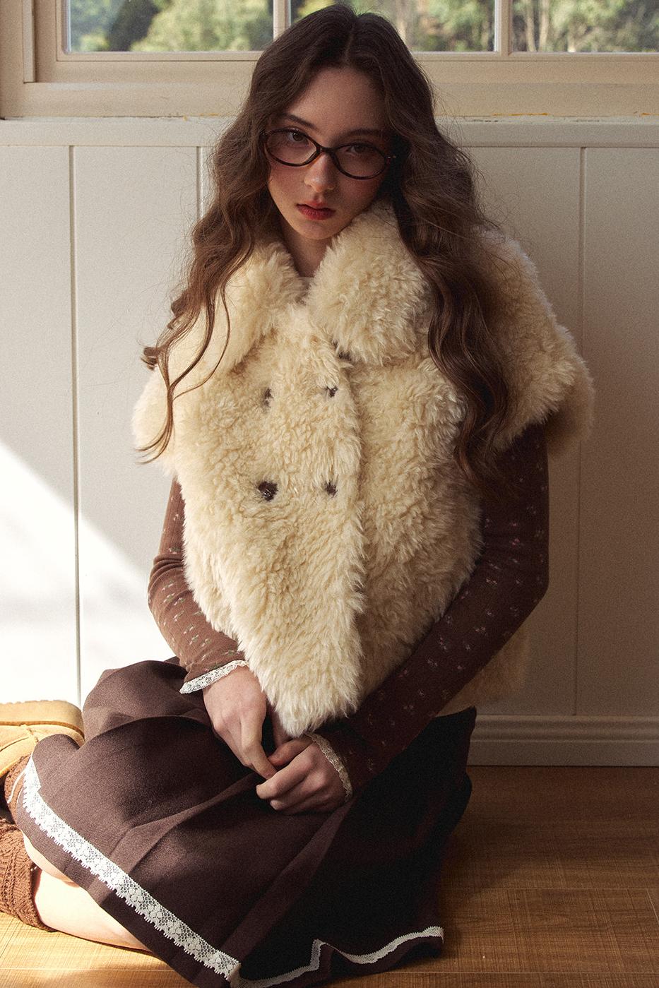 Retro Sweet Fur Half Jacket