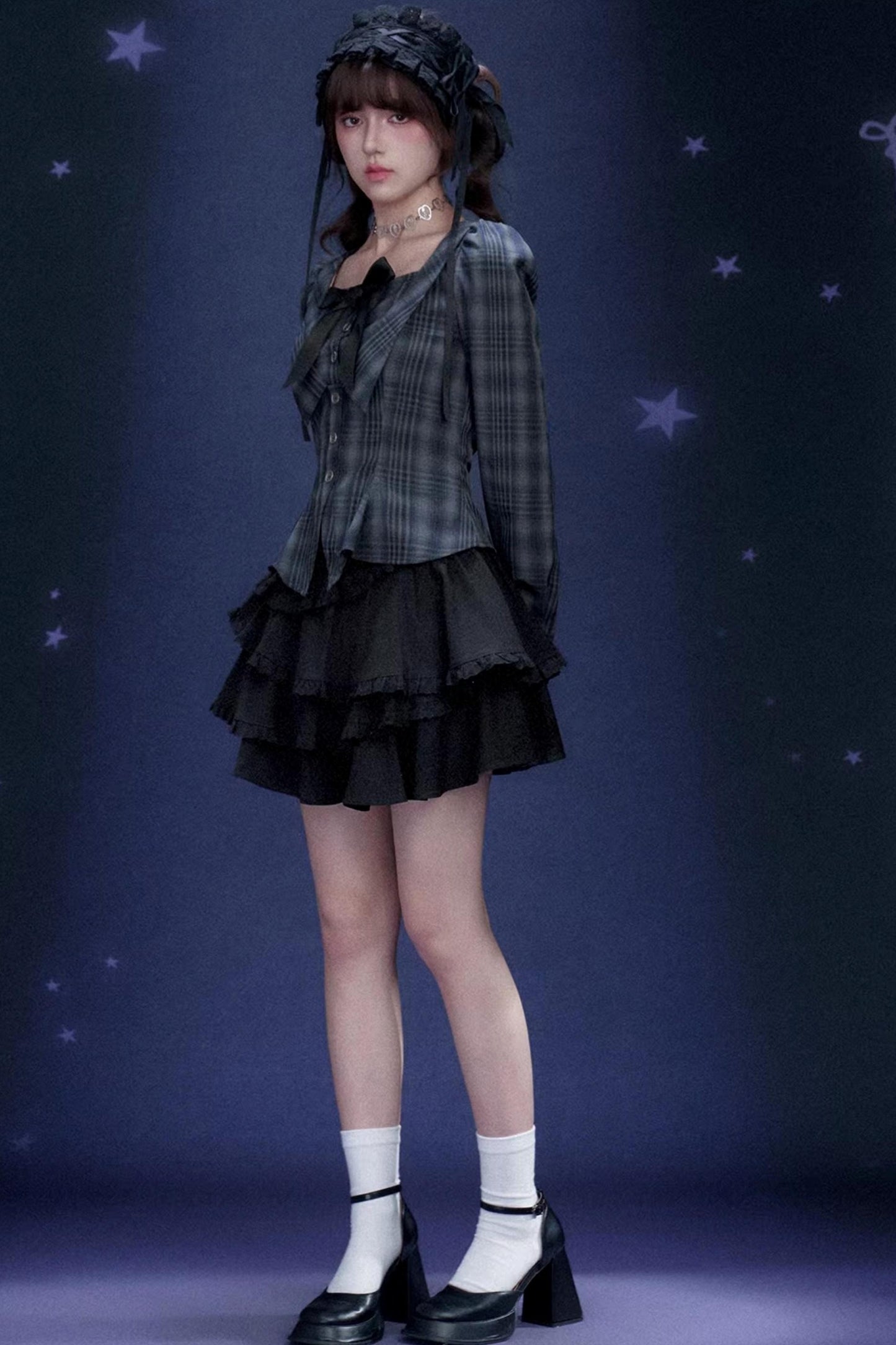 Retro Palace Long Sleeve Blouse