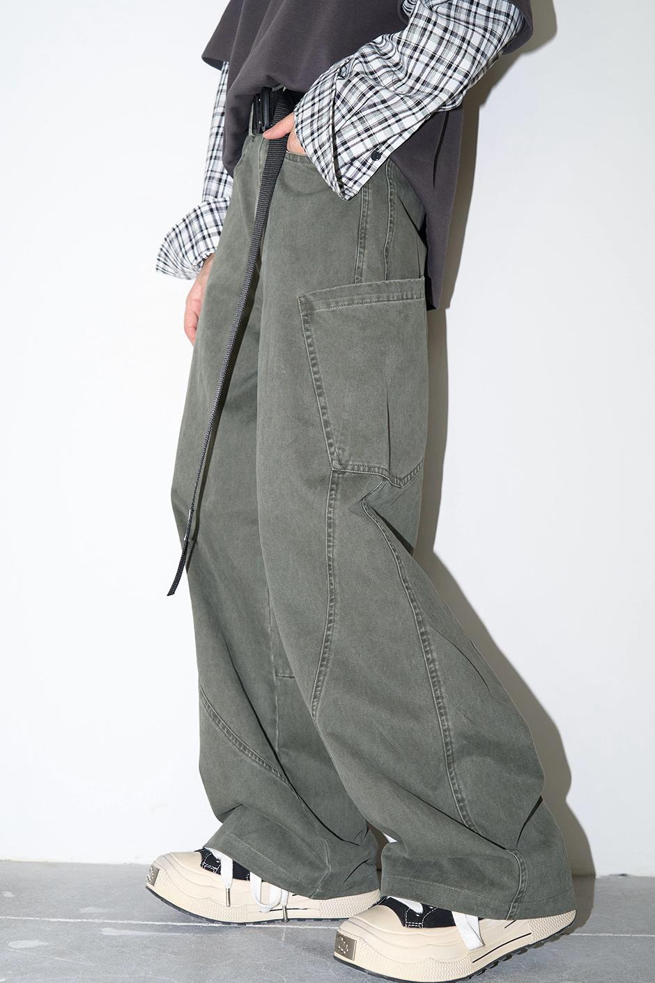 レトロモードストレートパンツ