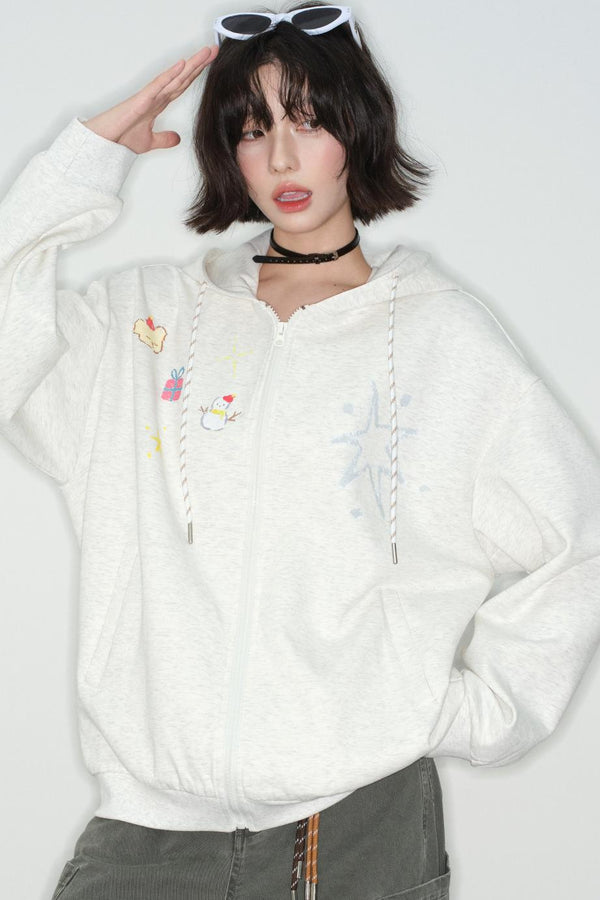 Christmas Elements Hooded Jacket