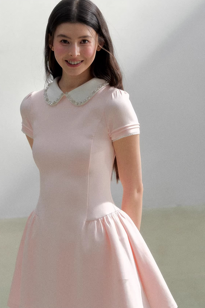 Retro Rhinestone Princess Dress