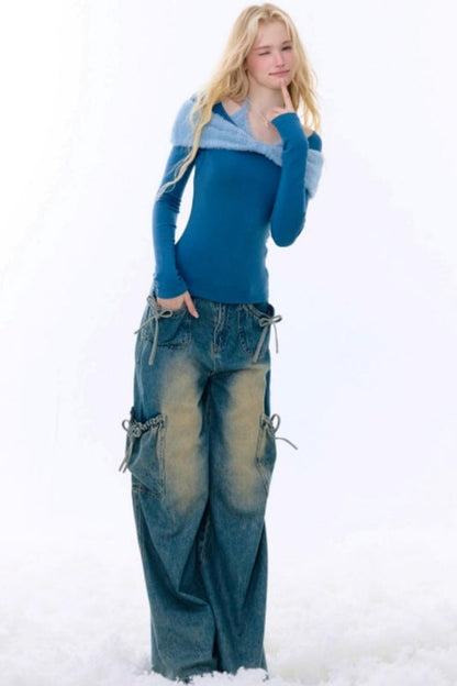 プラッシュボウホルタートップ