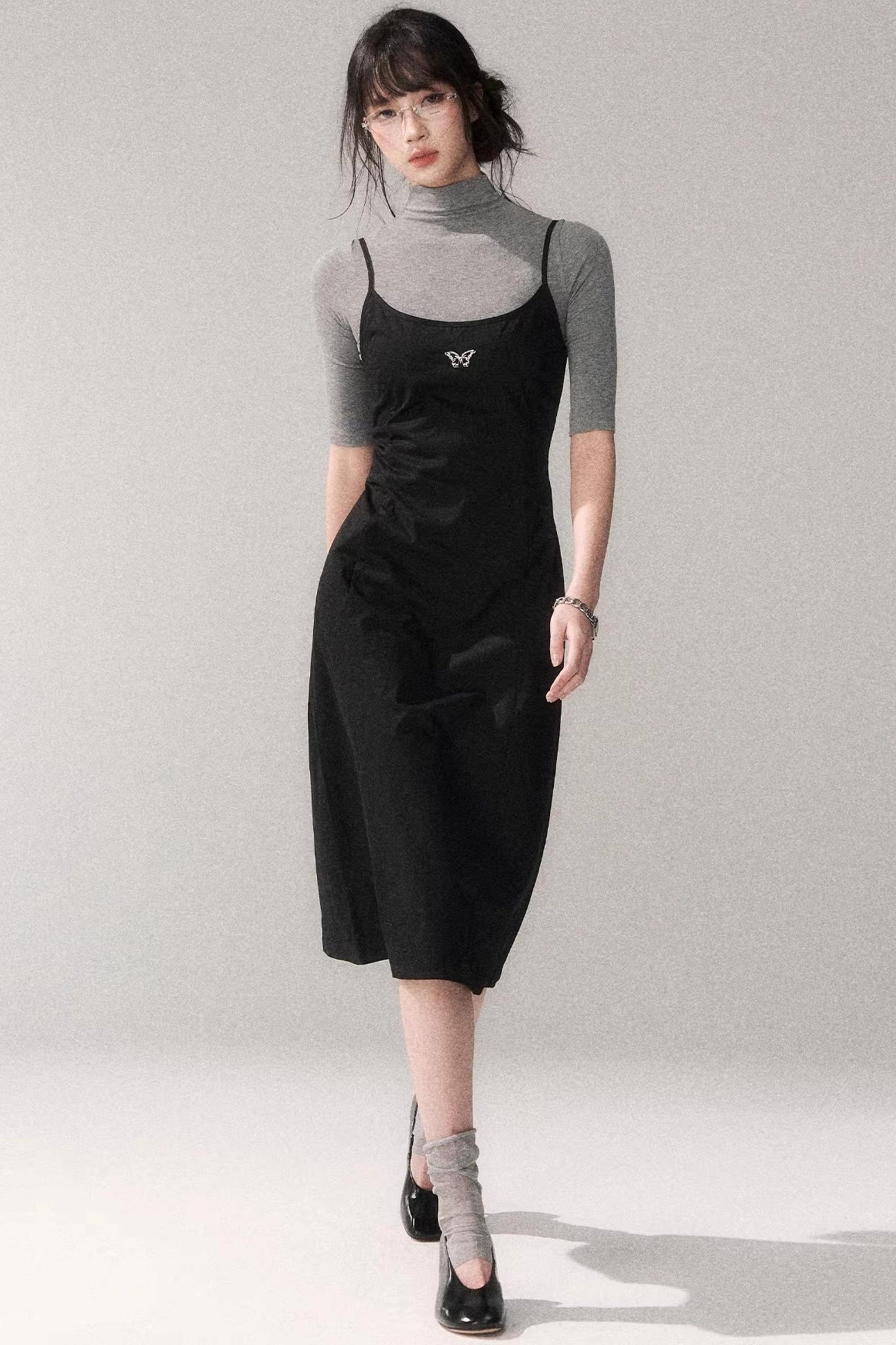 Retro Pure Cotton A-Line Dress