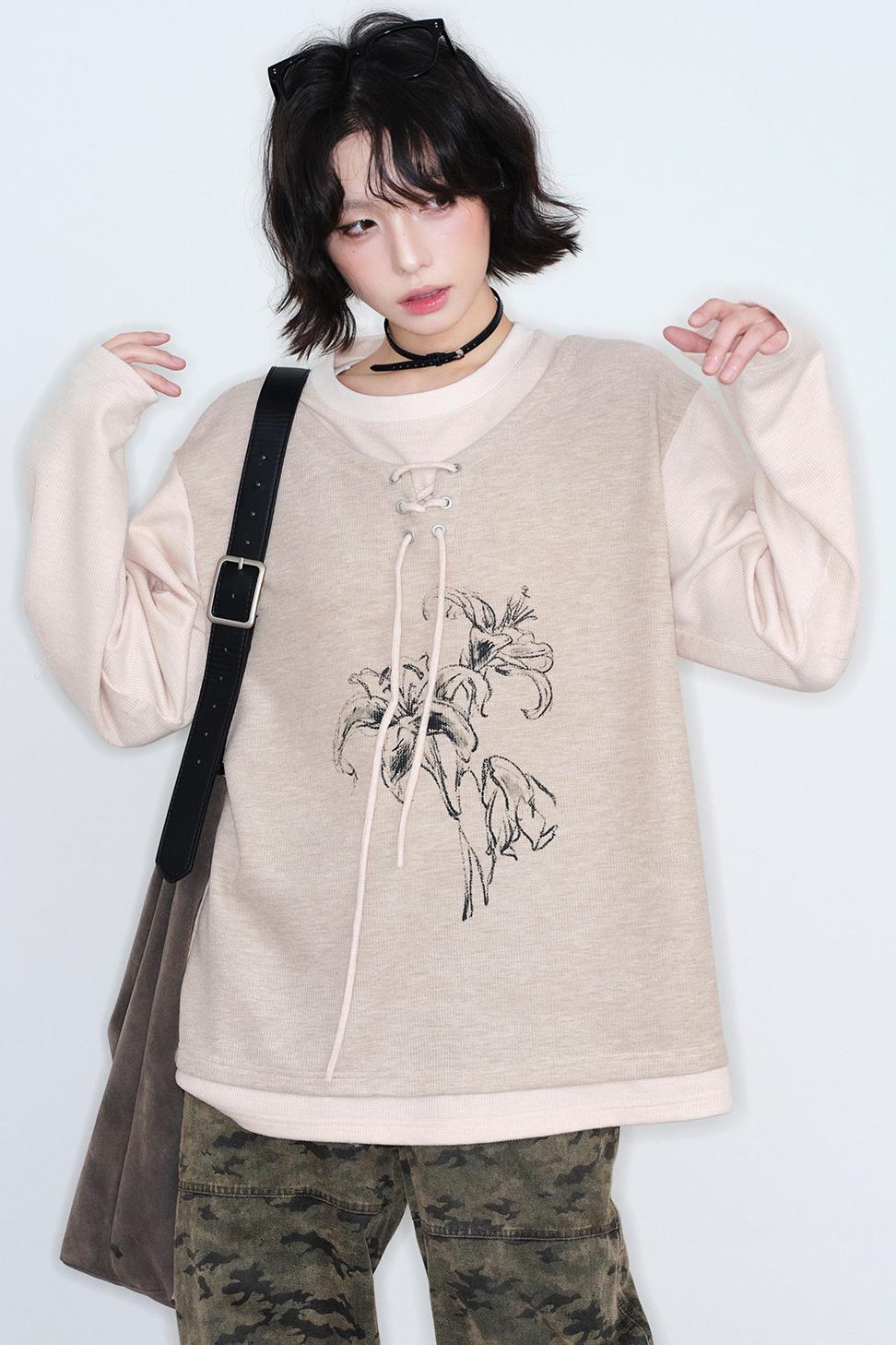 Gravity Patchwork Color Block Top