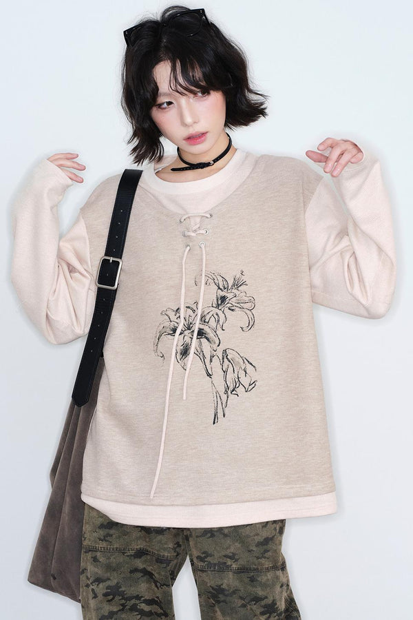 Gravity Patchwork Color Block Top