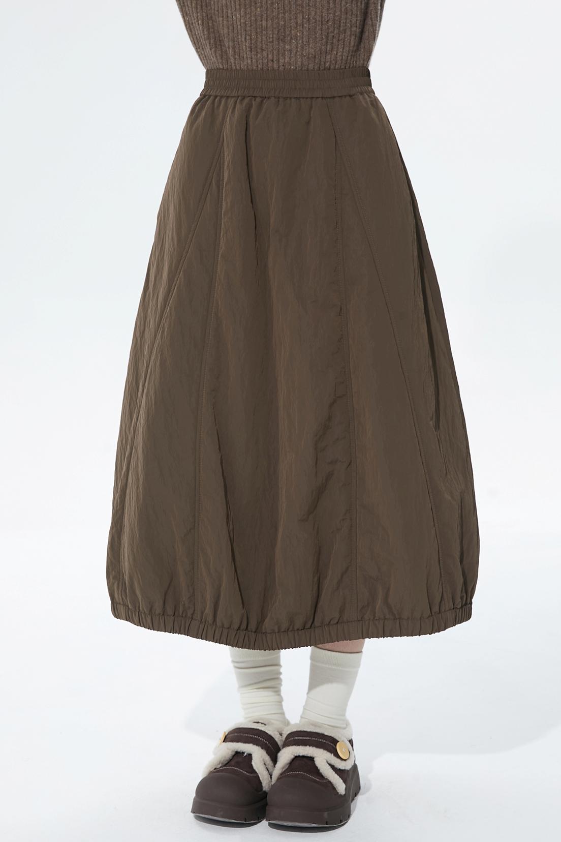ウォームココアウールブレンドスカート