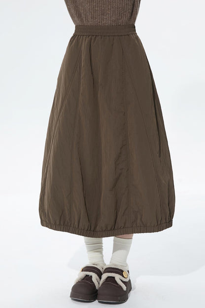 ウォームココアウールブレンドスカート