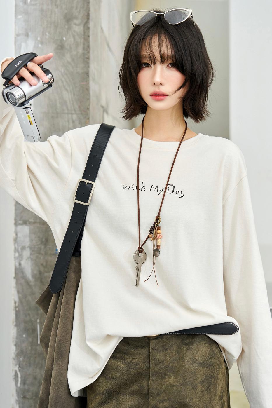 スムースロングスリーブトップ