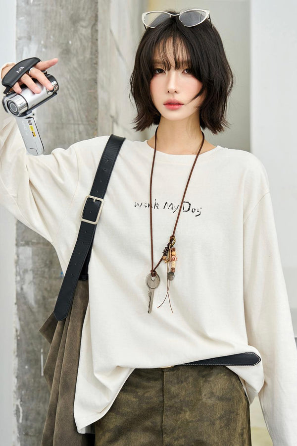 スムースロングスリーブトップ