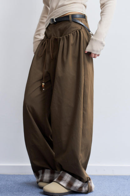 ルーズフィットワイドレッグパンツ