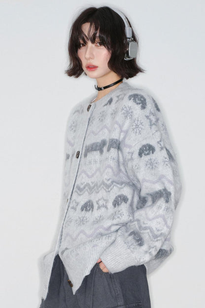 Fairy Irill Jacquard Cardigan