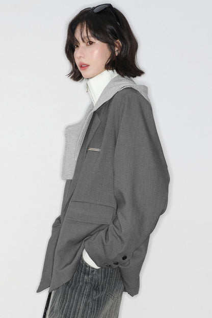 Detachable two-piece blazer