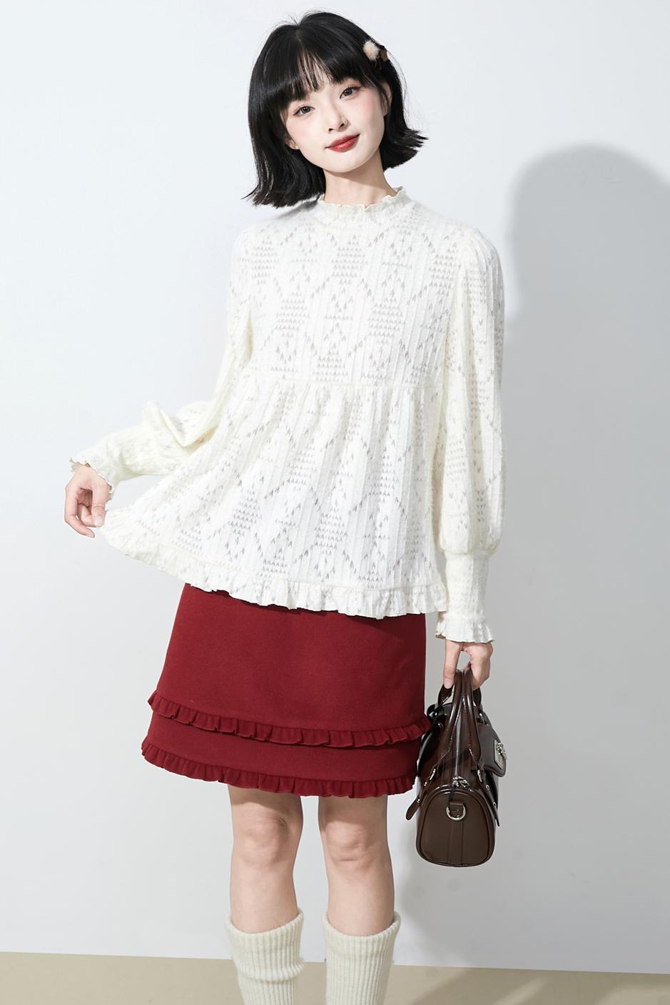 ソフトダイヤモンドニットトップ