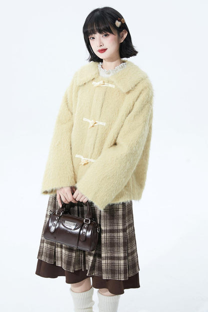 ジンジャーベルベットダッフルコート