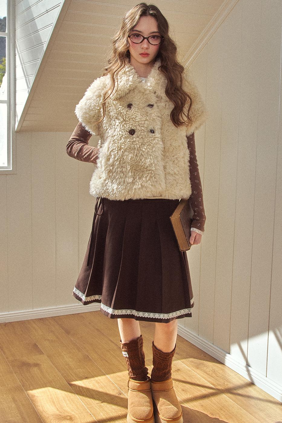 Retro Sweet Fur Half Jacket